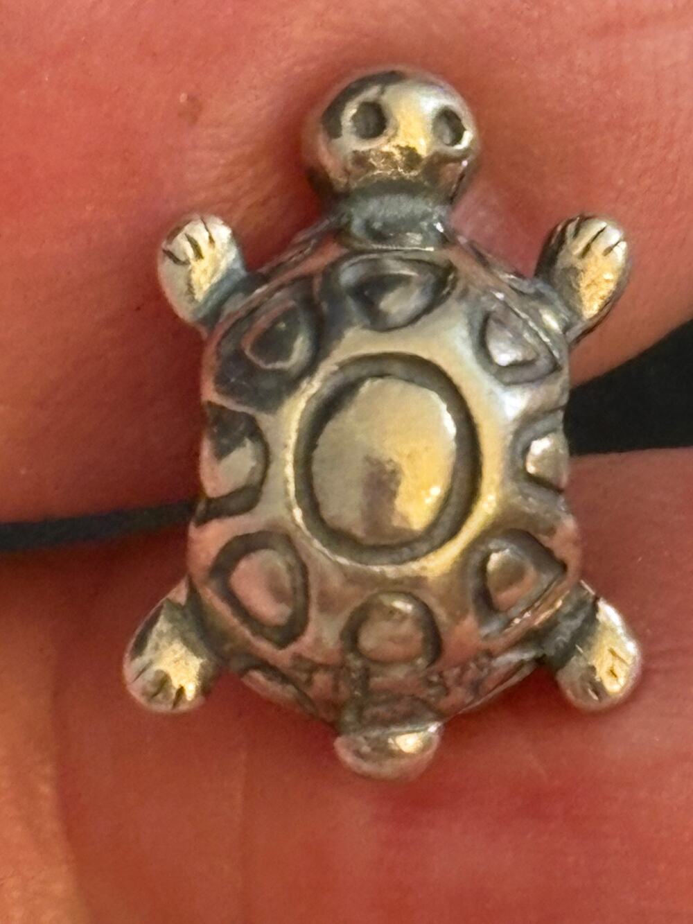Pandora ALE 925 Sterling Silver Turtle Charm Retired